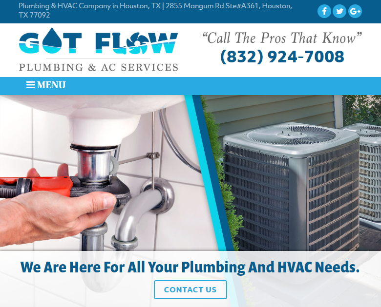 Attractive Plumbing Company Website Plumbing Company SEO Made Better With Clear Website Design
