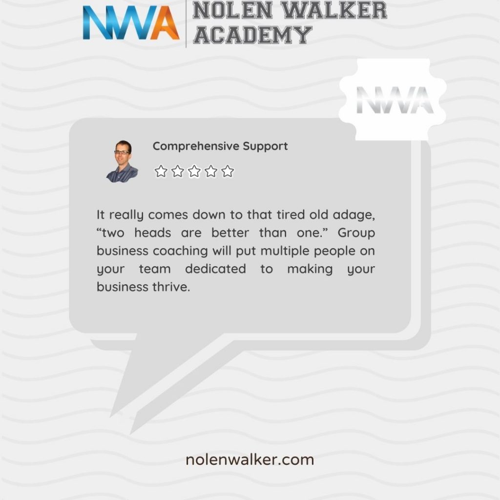 Group Coaching Comprehensive Blurb Describing Comprehensive Support