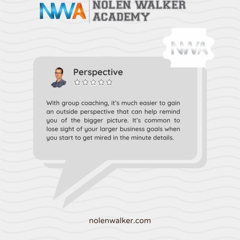 Group Coaching Perspective Blurb Describing Perspectives Introduced from Group Coaching