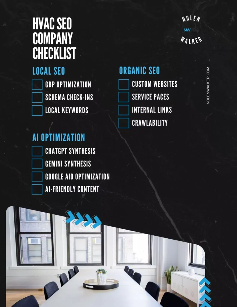 HVAC SEO Company Checklist