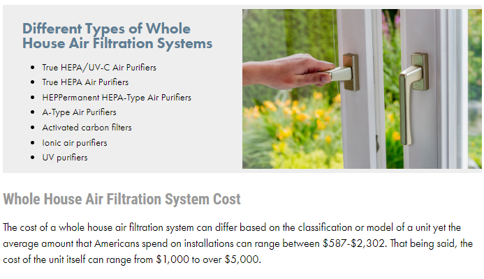 Industry-Related Blog Post A Content Marketing Blog Post About Consumer Air Filtration