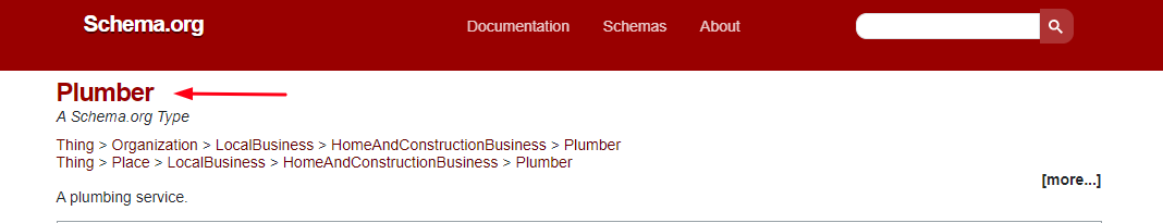 Schema for Plumbers